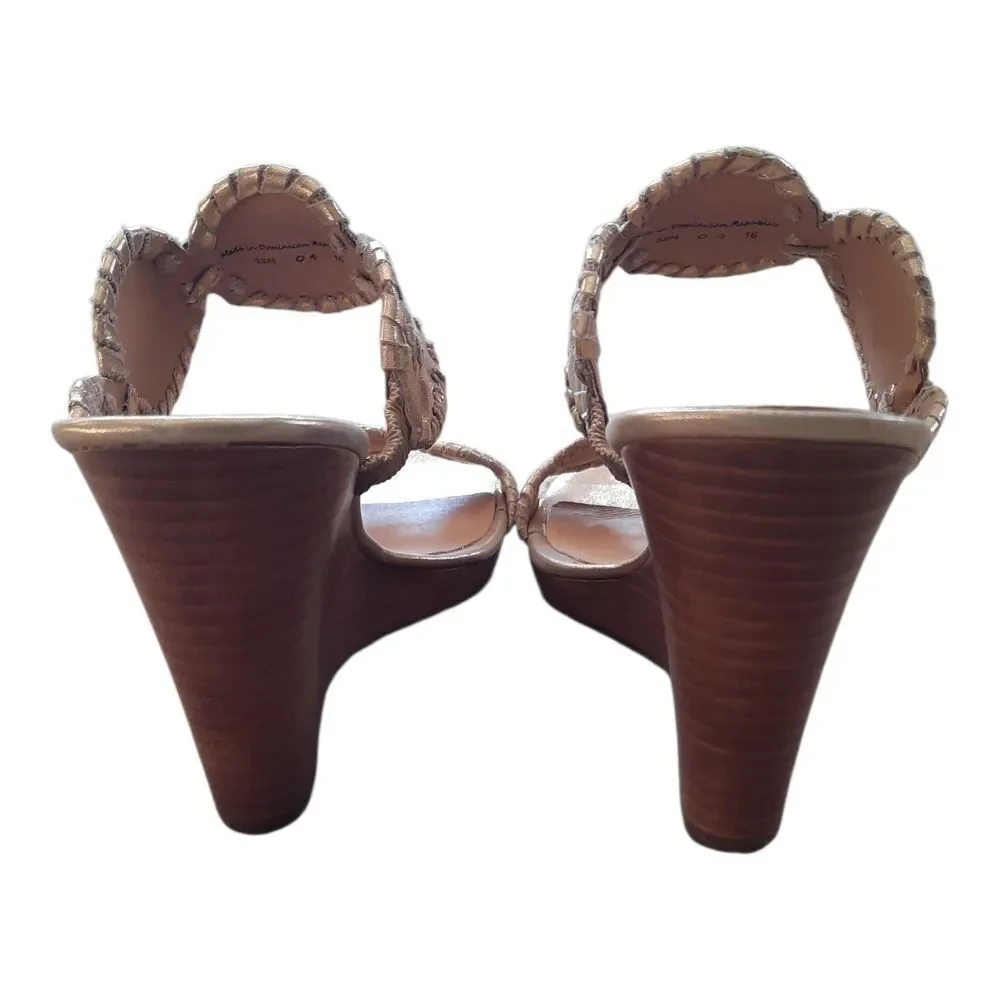 Jack Rogers Elegant Gold Sandals - Picture 4 of 5